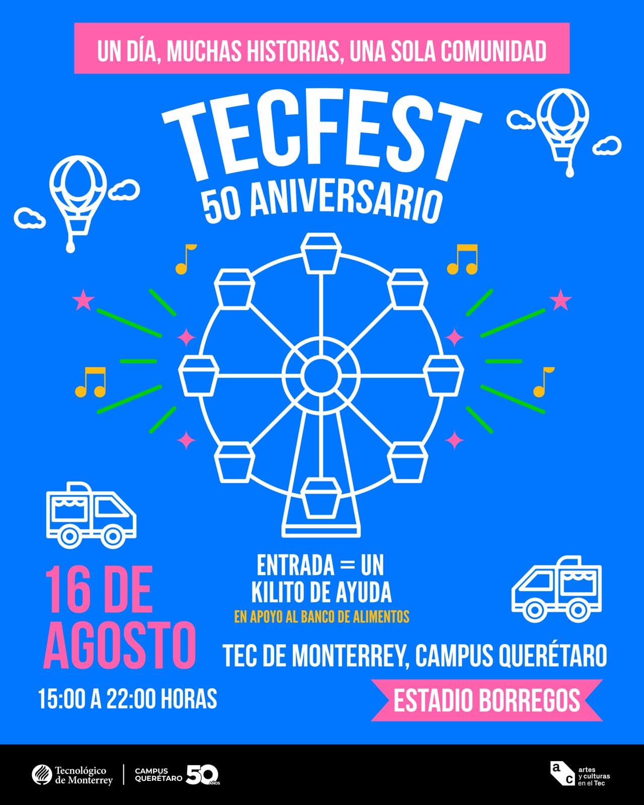 TECFEST 50 aniversario Querétaro Tec de Monterrey