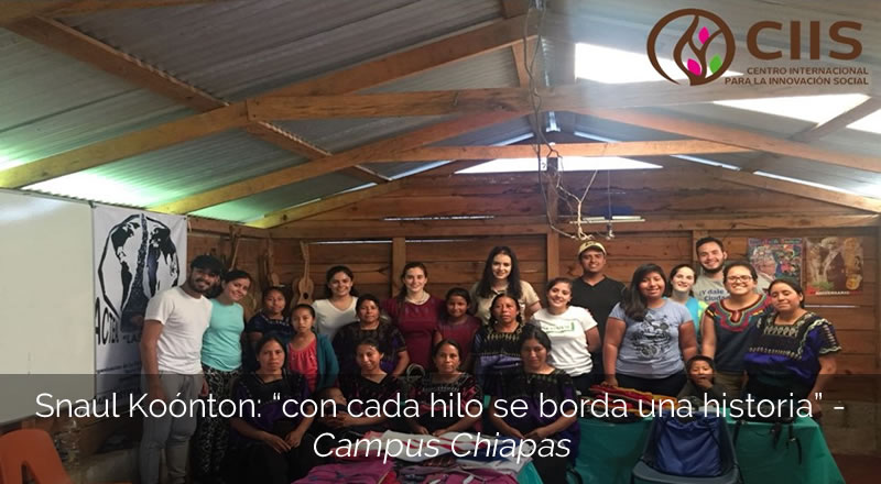 Snaul Koónton: “con cada hilo se borda una historia”