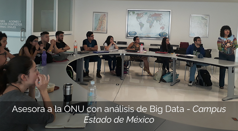 Asesora a la ONU con análisis de Big Data