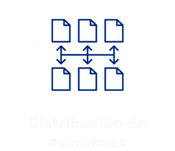 Distribución de exámenes