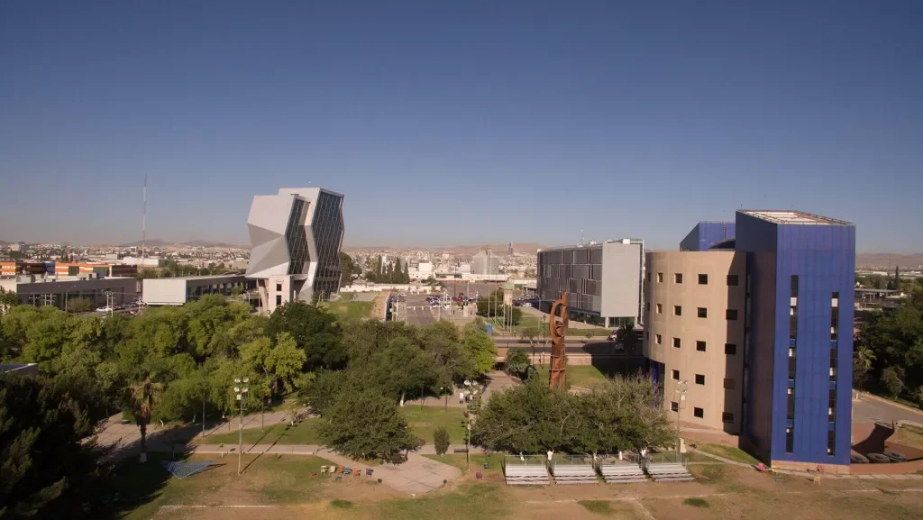 Vista aérea de Campus Chihuahua, Tec de Monterrey