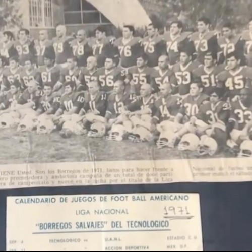 Fotografía del primer equipo de Futbol Americano