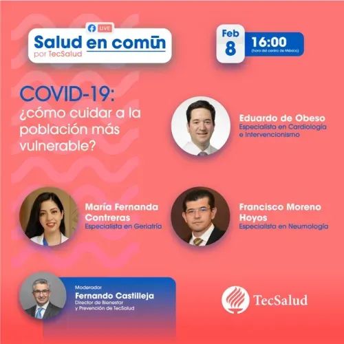 COVID-19: ¿Cómo cuidar a la población más vulnerable? Flyer