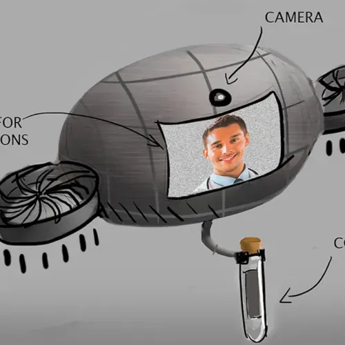 diseño dron Covid-19