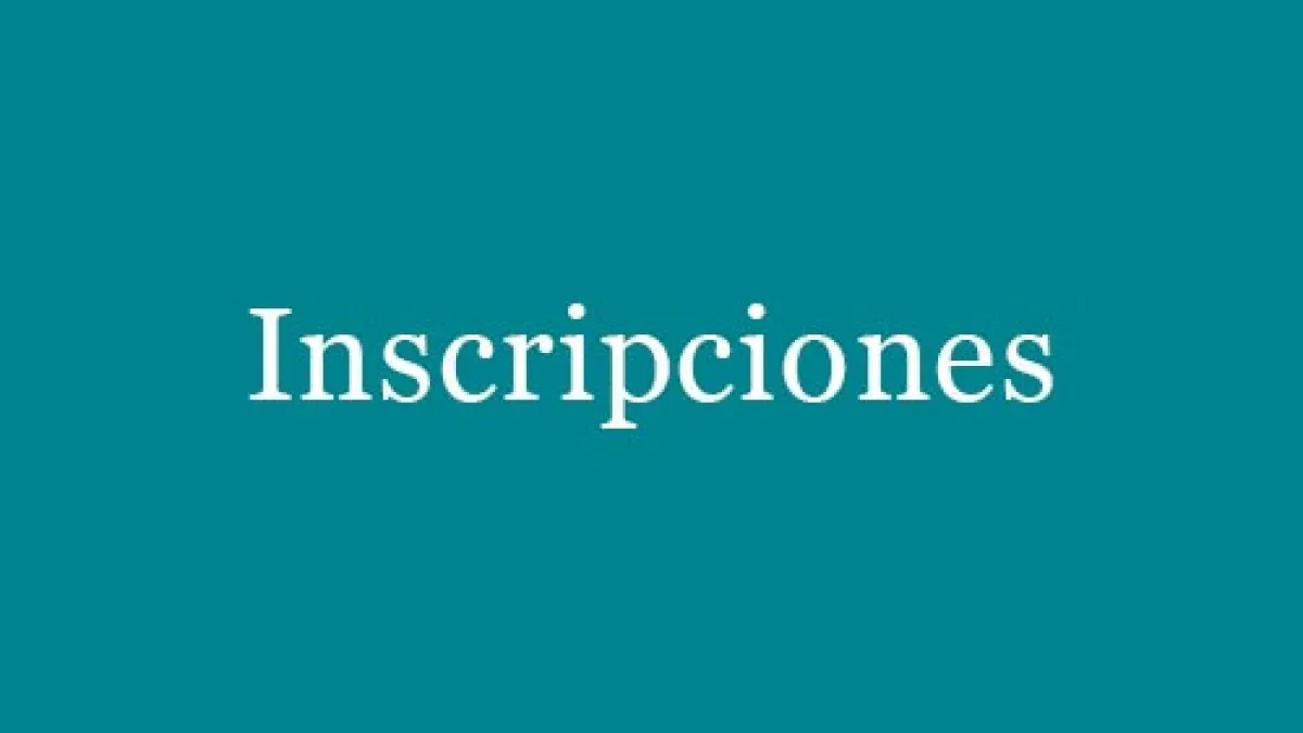 Servicio inscripciones