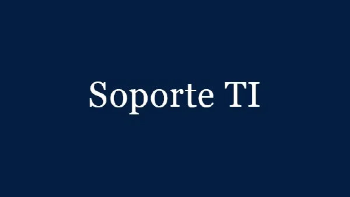 Servicio soporte ti